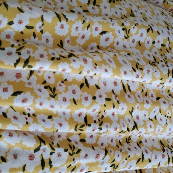 Aéropostale Yellow Floral Mini Dress Size XS - Picture 5 of 6